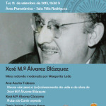 Homenaxe a Xosé María Álvarez Blázquez