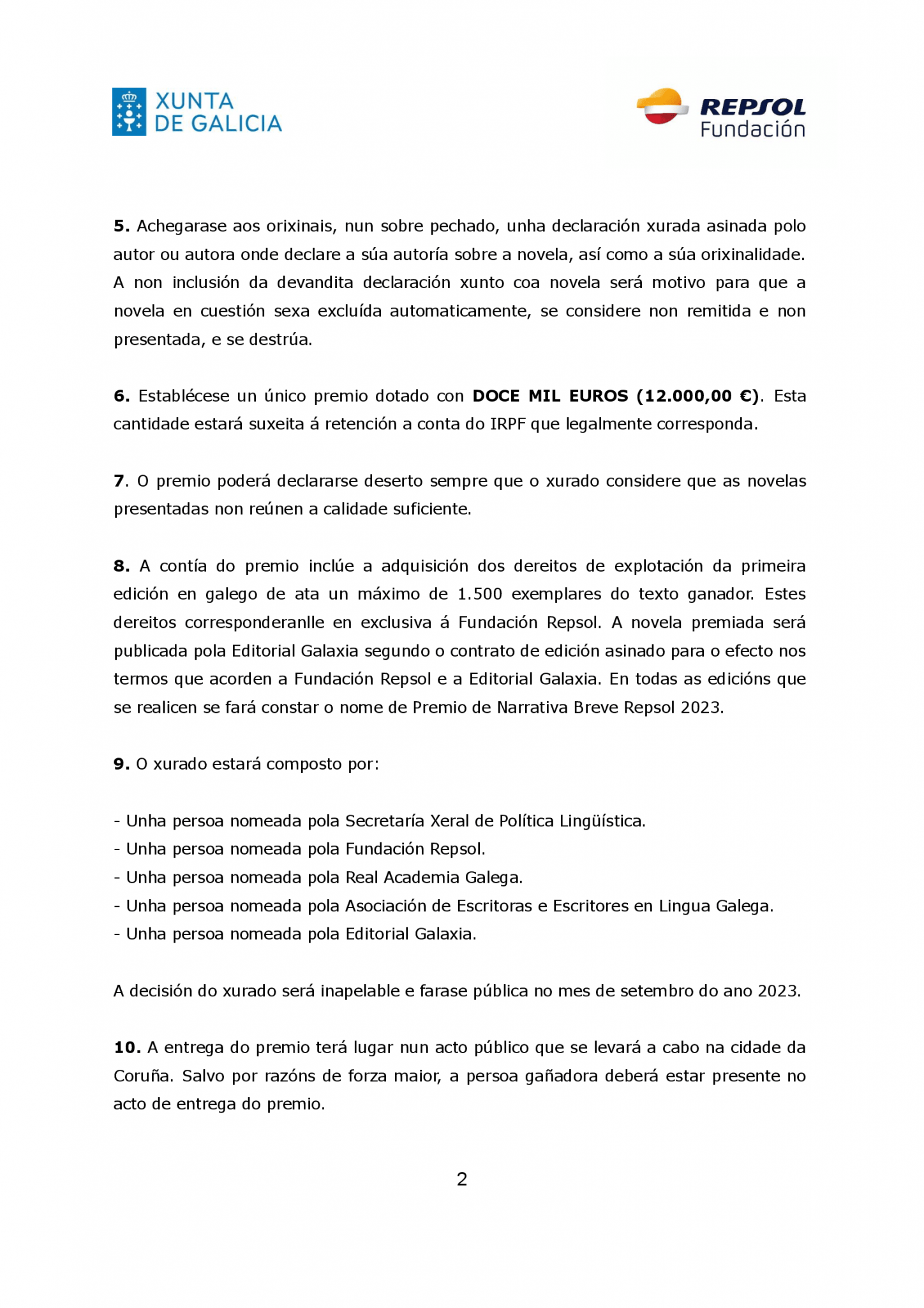 Premios narrativa convocatorias Axenda cultural AELG